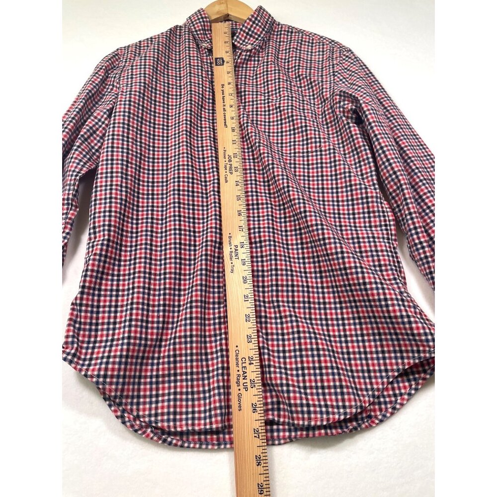 Banana Republic Men's Plaid Grant Fit Long Sleeve Button Down Shirt‎ Size S - Picture 3 of 7